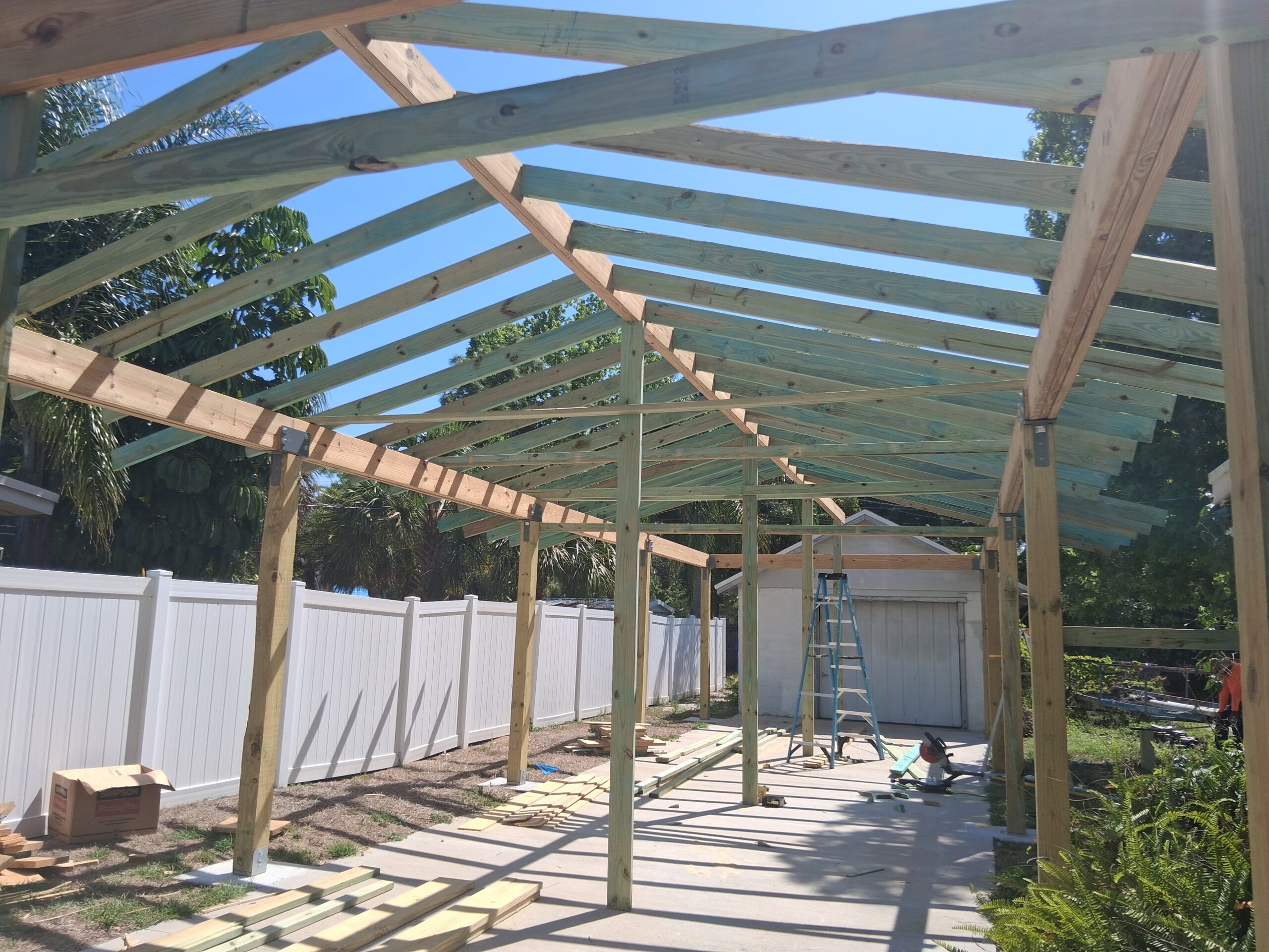 Wood Carport